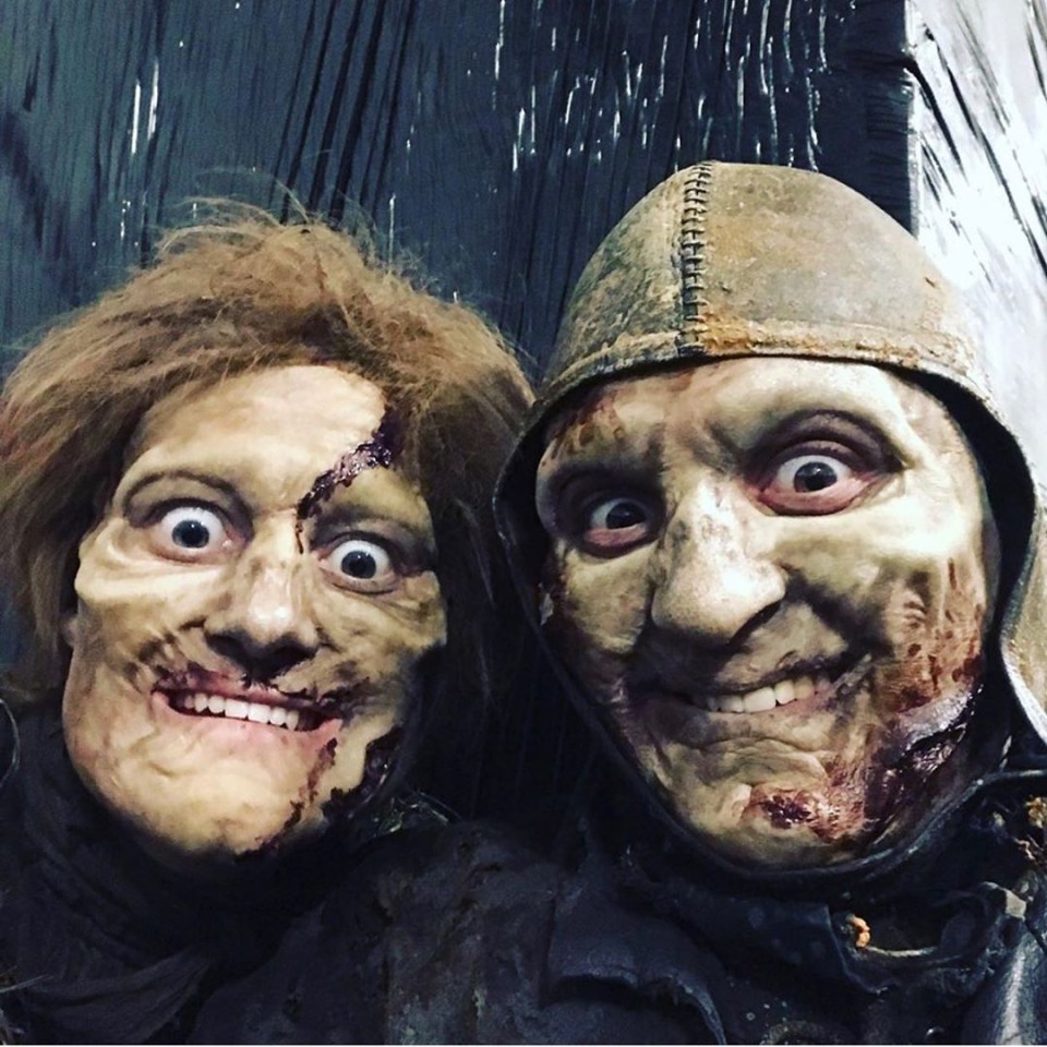 Jessica Hooker, left, as a wight in GoT