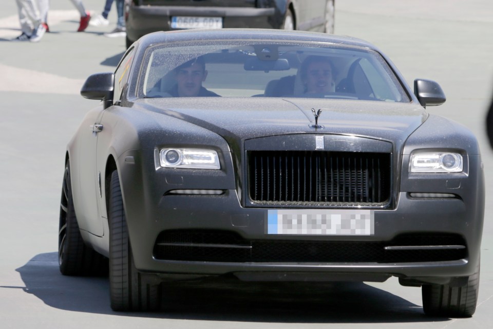 Griezmann also has a Rolls-Royce Wraith like his France teammate Paul Pogba