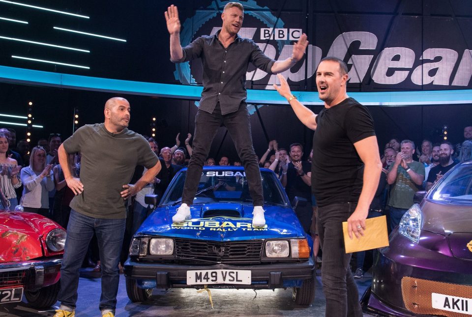 Chris Harris, Freddie Flintoff, and Paddy McGuinness make their debut as Top Gear hosts on Sunday night