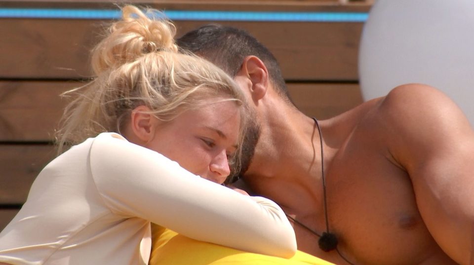  Tommy is seen whispering in Lucie's ear