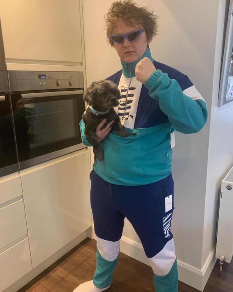  Capaldi poses in a tracksuit to embarrass his mum