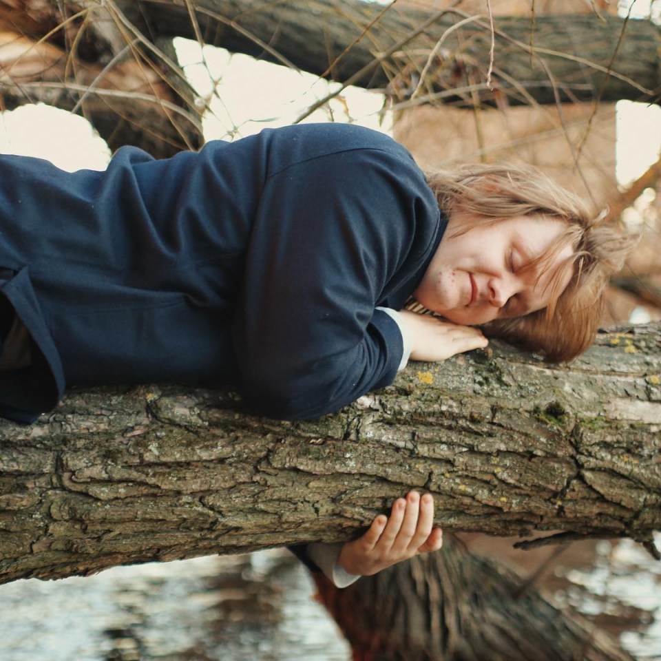  He shared a picture in Stockholm explaining how much he likes 'crushing his testicles against a tree'