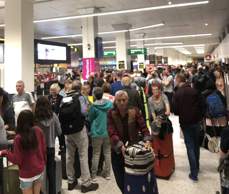  An IT failure stopped holidaymakers being able to check-in