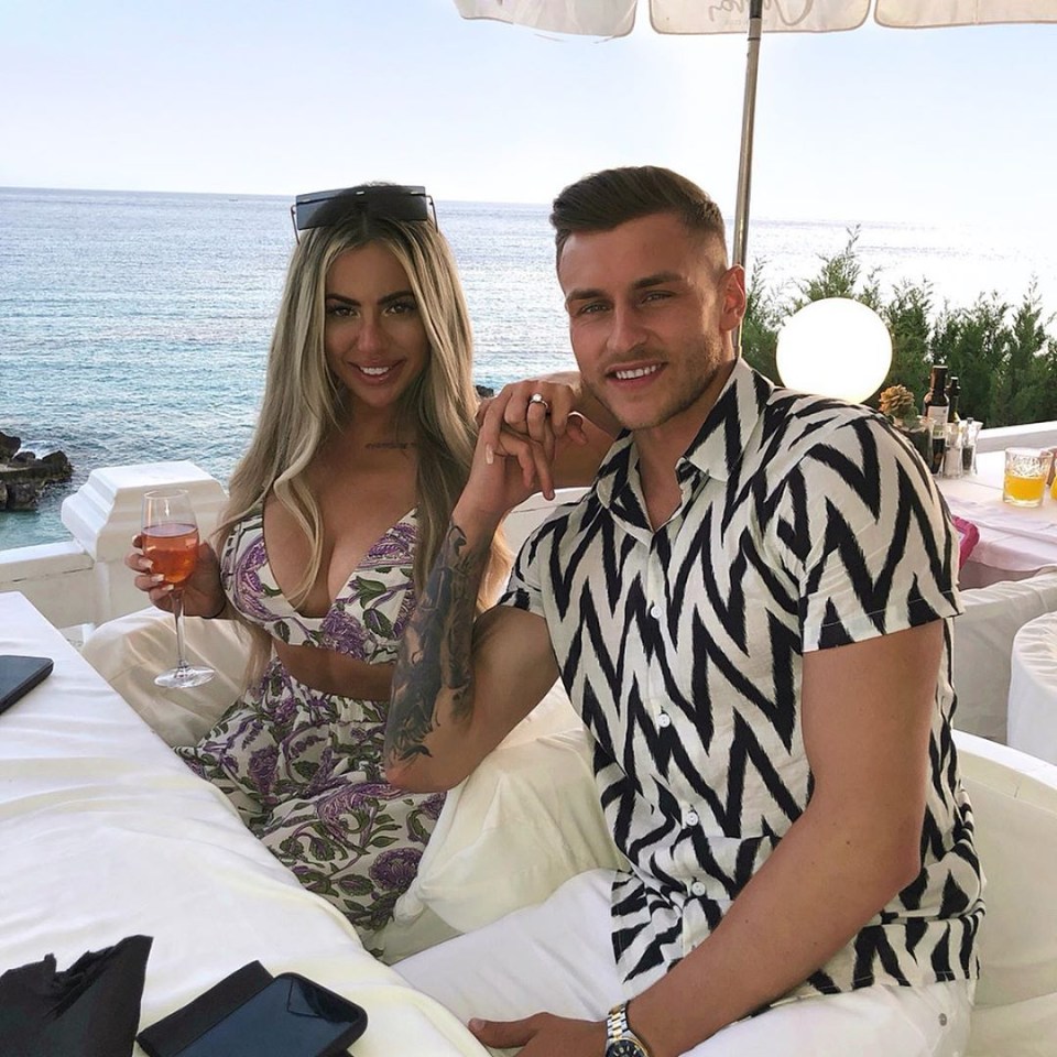  The couple have been together for two years