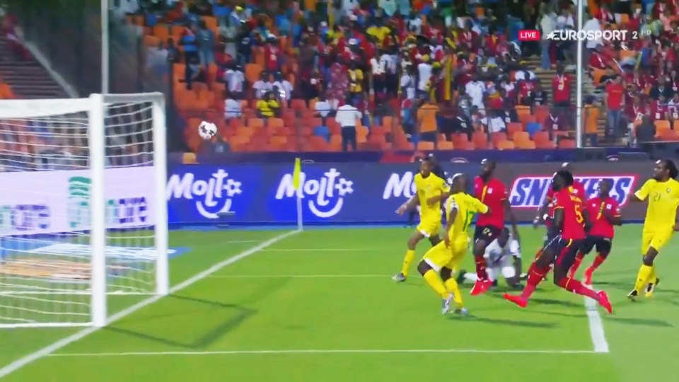  Musona struck the crossbar from yards out for Zimbabwe