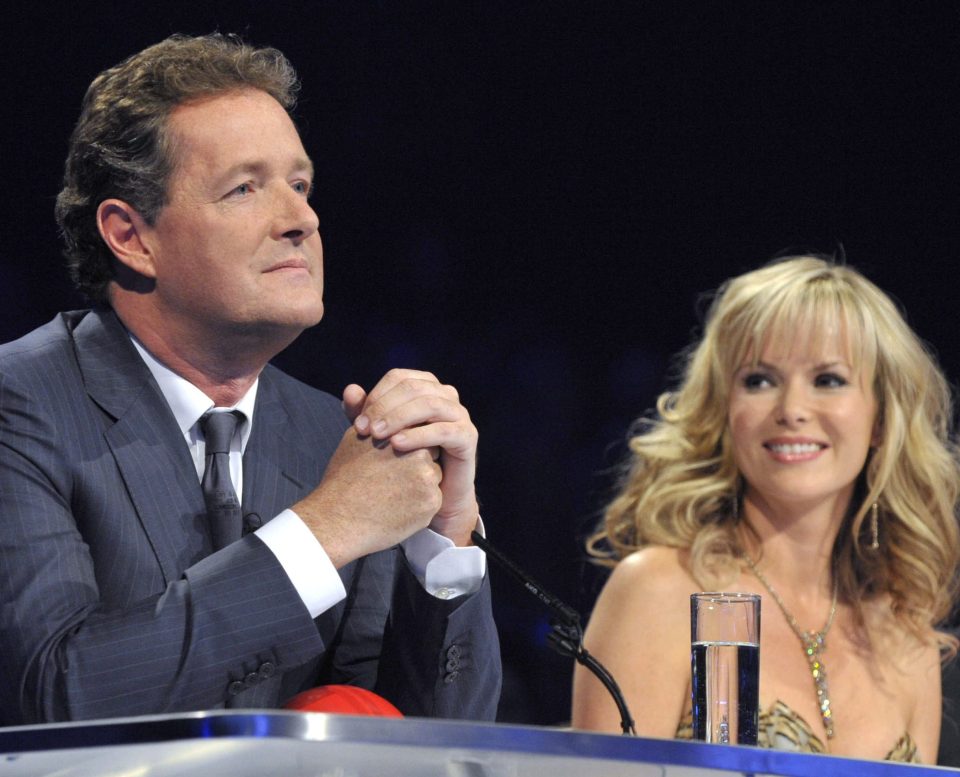  Piers and Amanda enjoyed working together. Seen here at BGT in 2009