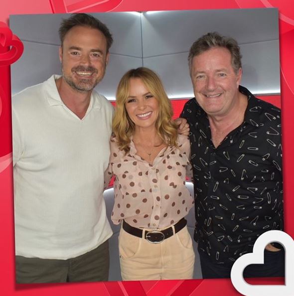  'We're all love' - what Piers captioned this photo