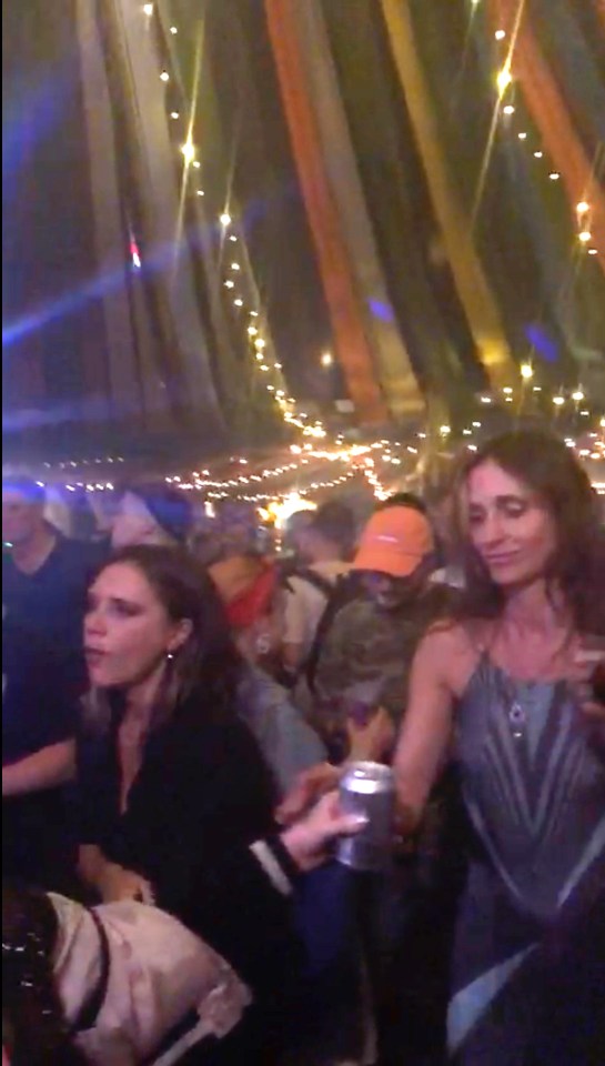  She was seen 'smiling and laughing' by onlookers