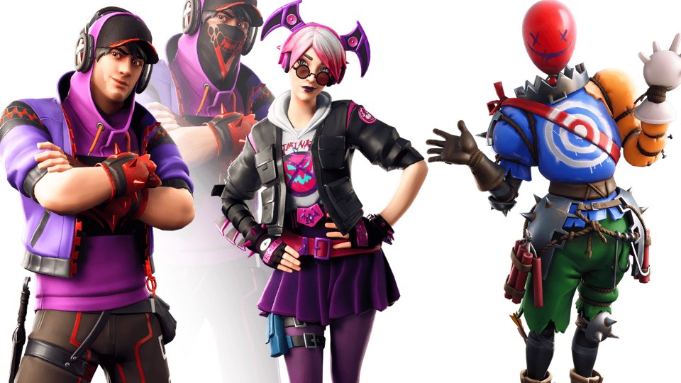  Callisto (centre) is one of our favourites new skins, though Airhead (right) is just disturbing