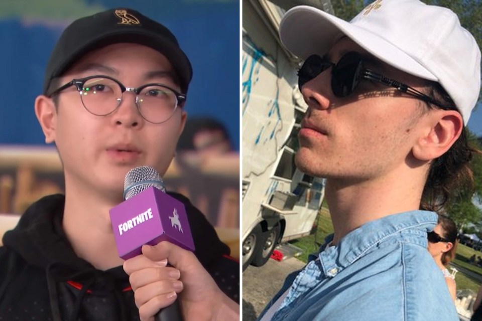  Ronaldo (left) and Xxif (right) were banned for cheating, but qualified anyway when they re-entered after their bans had expired