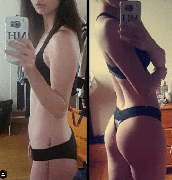  Maura grew her booty in just six weeks before entering the Love Island villa