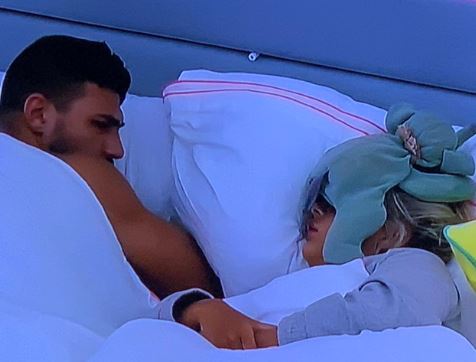  Ellie-Bellie has been in bed with Molly-May throughout her time in the villa