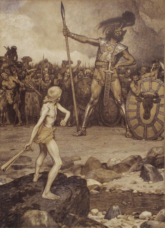  David is famous for the tale that says he killed a giant called Goliath