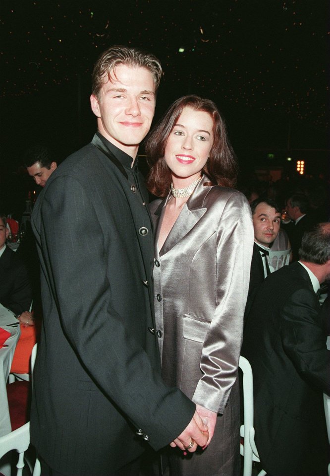  A 20-year-old Becks with his girlfriend Julie