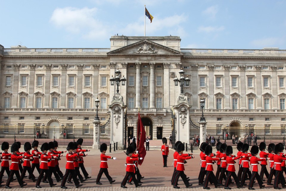 Buckingham Palace, where the Sussexes have been granted a six-bedroom suite