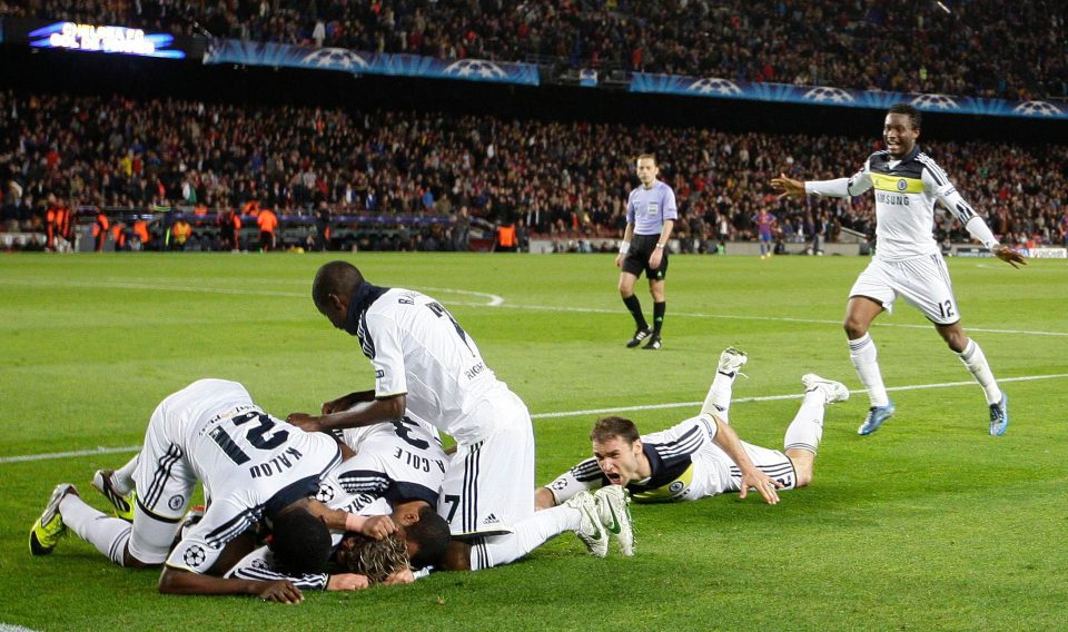 Chelsea reminded Barcelona of their dramatic win at the Camp Nou back in 2012