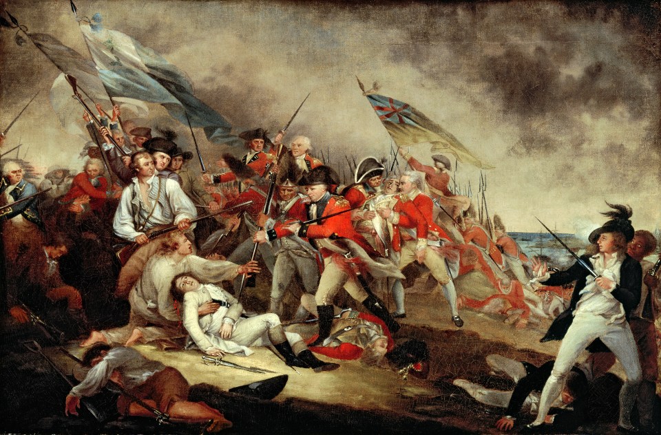  The American War of Independence was fought between 1775 and 1783