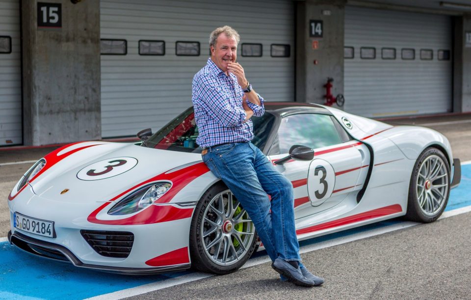 Jeremy Clarkson has been voted the best host of motoring show Top Gear