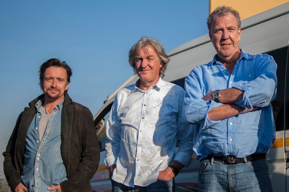 Clarkson's co-stars James May and Richard Hammond came second and third respectively