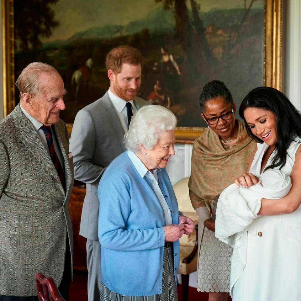  After Archie was born, Meghan’s mum Doria Ragland was on hand to help the new parents but has since returned to LA