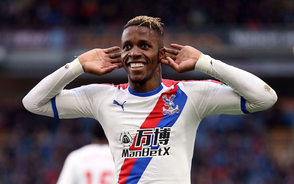  Arsenal have bid £40million for Crystal Palace star Wilfried Zaha