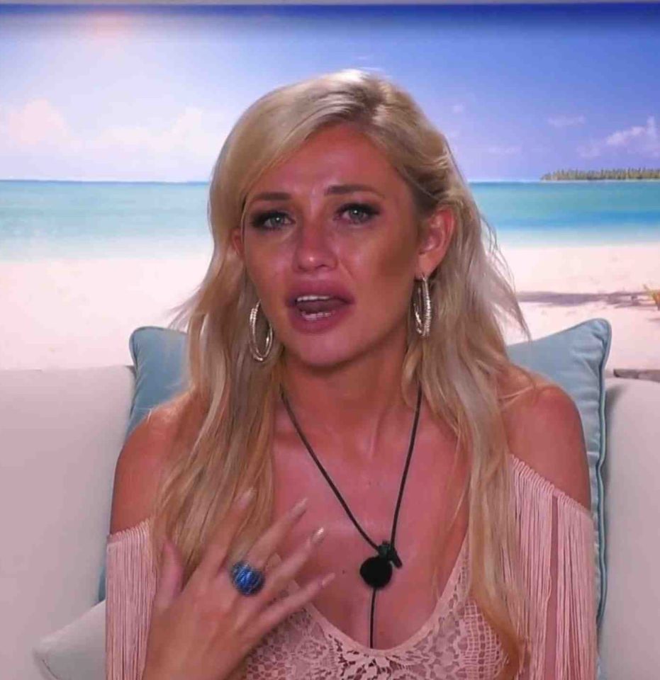  Heartbroken Amy got in touch with former flame Curtis' brother AJ after leaving the villa