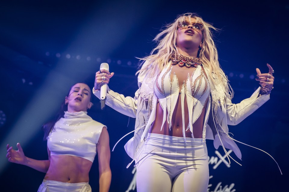  Rita Ora is midway through her Phoenix world tour