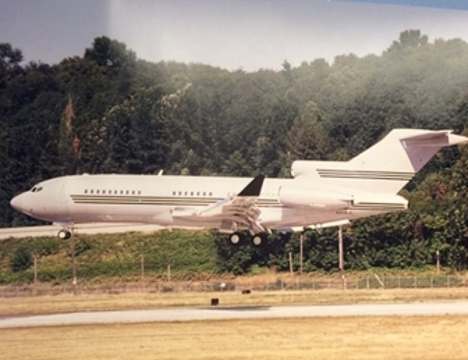  The private jet, informally known ‘Lolita Express’, can seat 29 guests