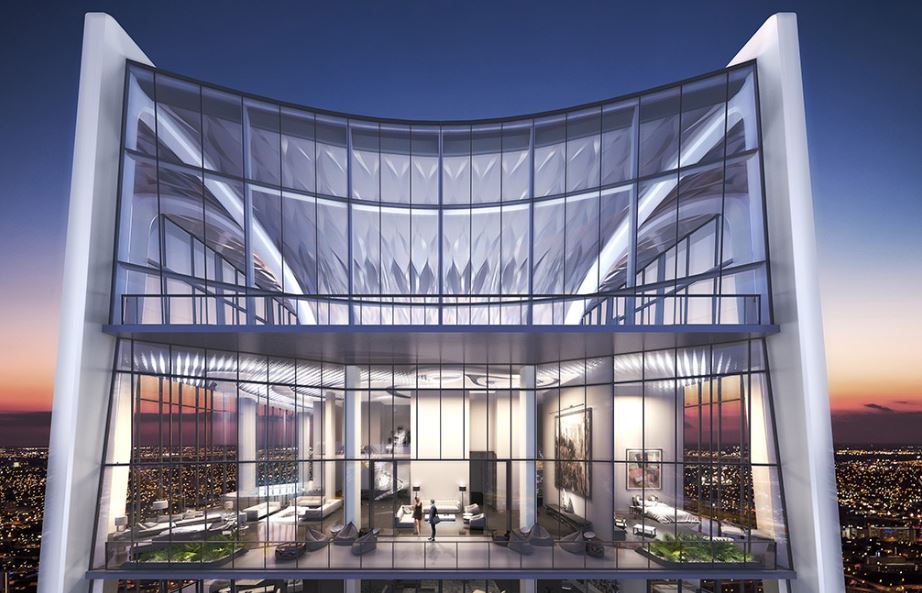  The 62-storey tower is over 700 feet tall and very exclusive