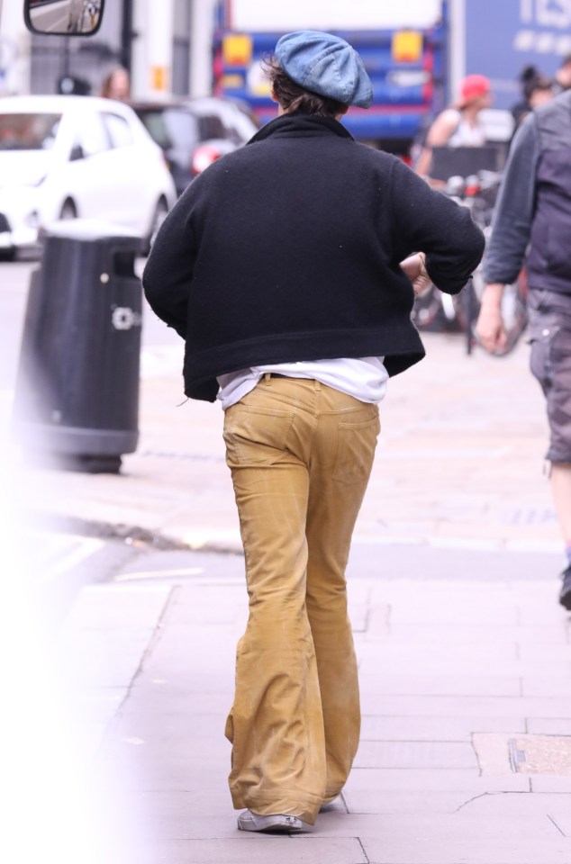 The ex-One Direction star's look harks back to the Seventies