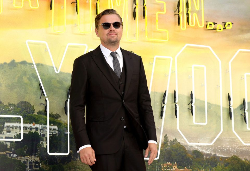  Leonardo looked dapper in his formal ensemble