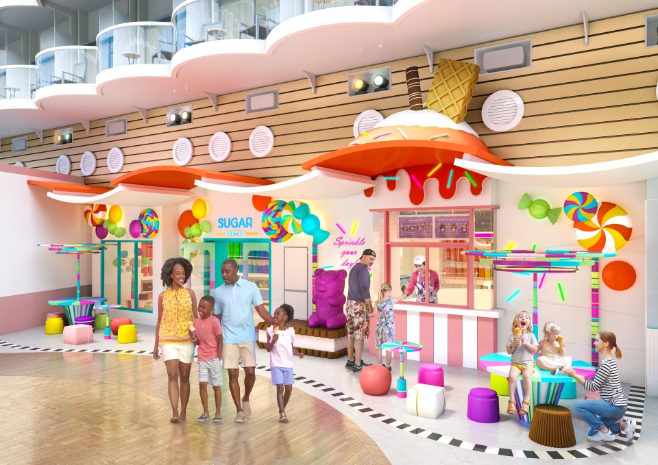 There are lots of child-friendly spaces