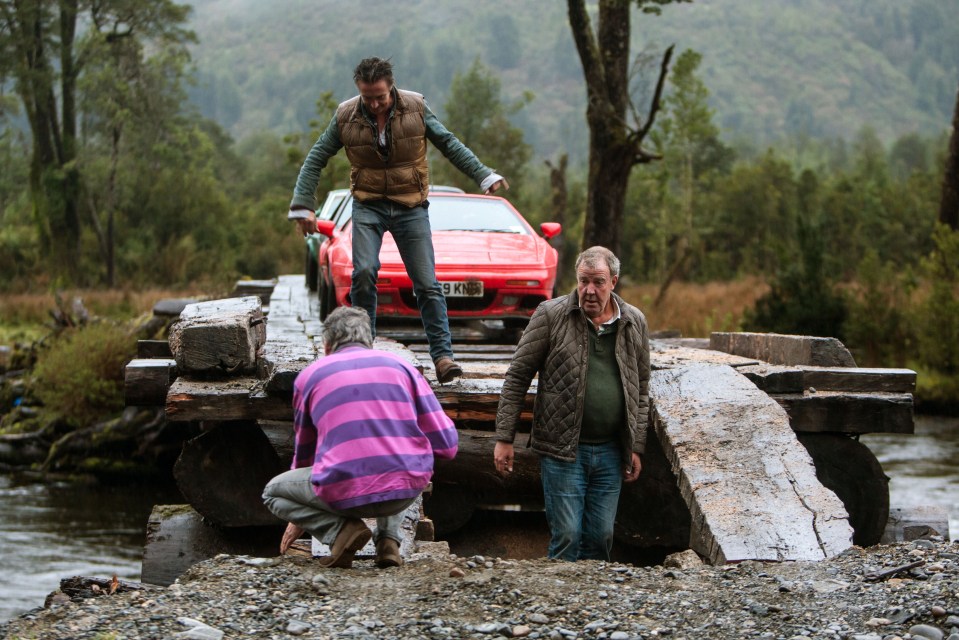  In the past the presenters have found themselves in some sticky situations while filming Top Gear