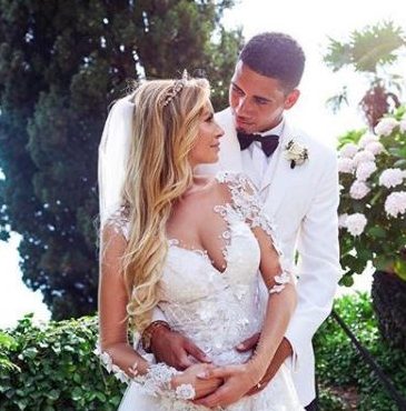 Smalling and Cooke married in a star-studded ceremony in Lake Como in Italy