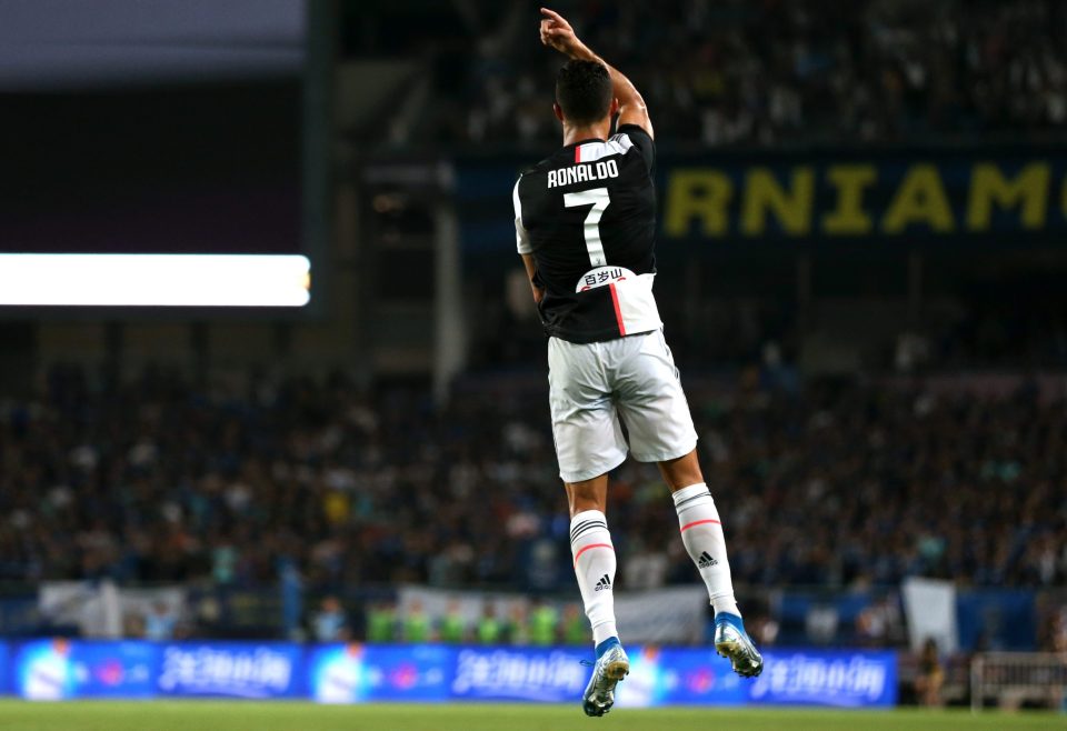  The former Juventus star has since added a swivel into the iconic pose