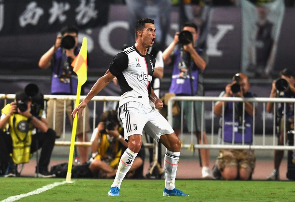  Ronaldo whips out the celebration after every goal