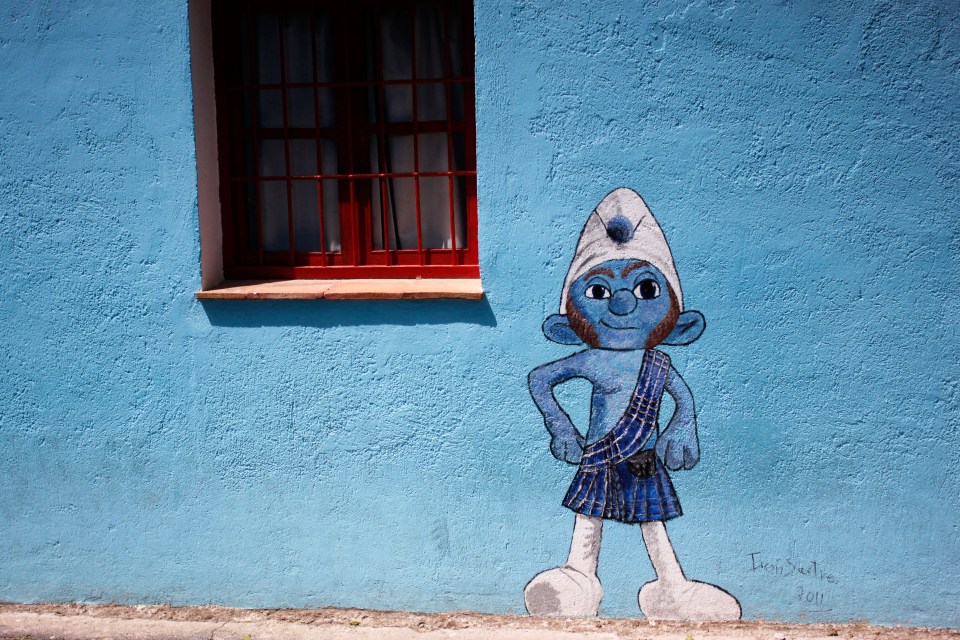 Despite calls to end all Smurf-related memorabilia, it remains in place today