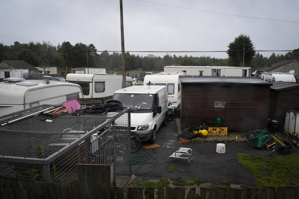  Police had nearby Travellers site Padworth Farm locked down yesterday evening