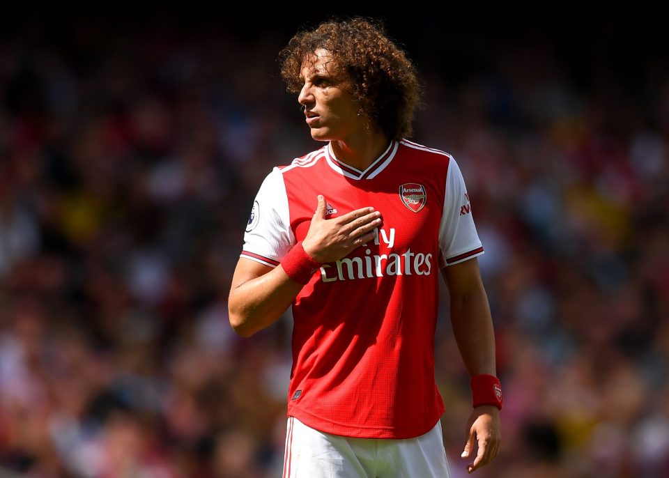  David Luiz made his Arsenal debut in the 2-1 win over Burnley
