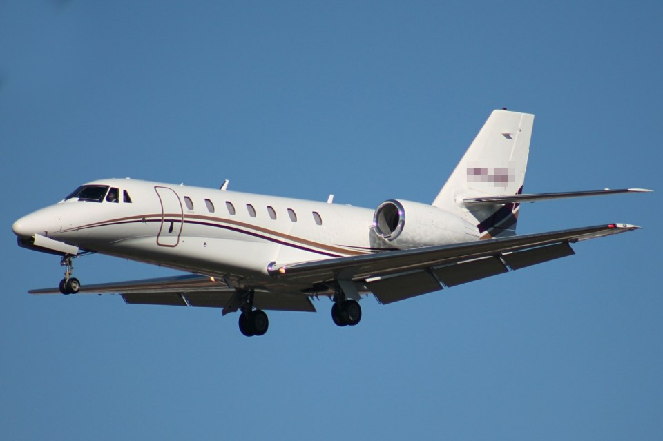 The Sussexes arrived on the French Riviera on Wednesday aboard a 12-seater Cessna aircraft that would cost more than £20,000 to hire