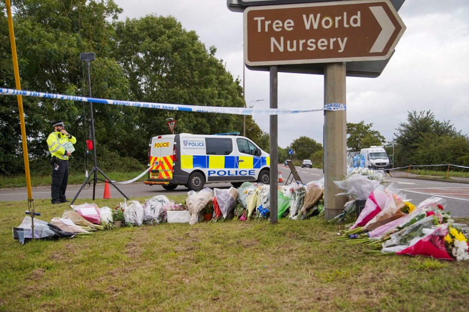 Some of the officers could be seen embracing, while one wiped away a tear from their cheek