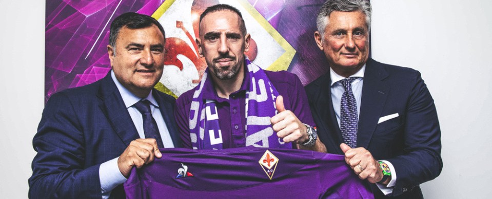 Franck Ribery has joined Serie A side Fiorentina on a free transfer