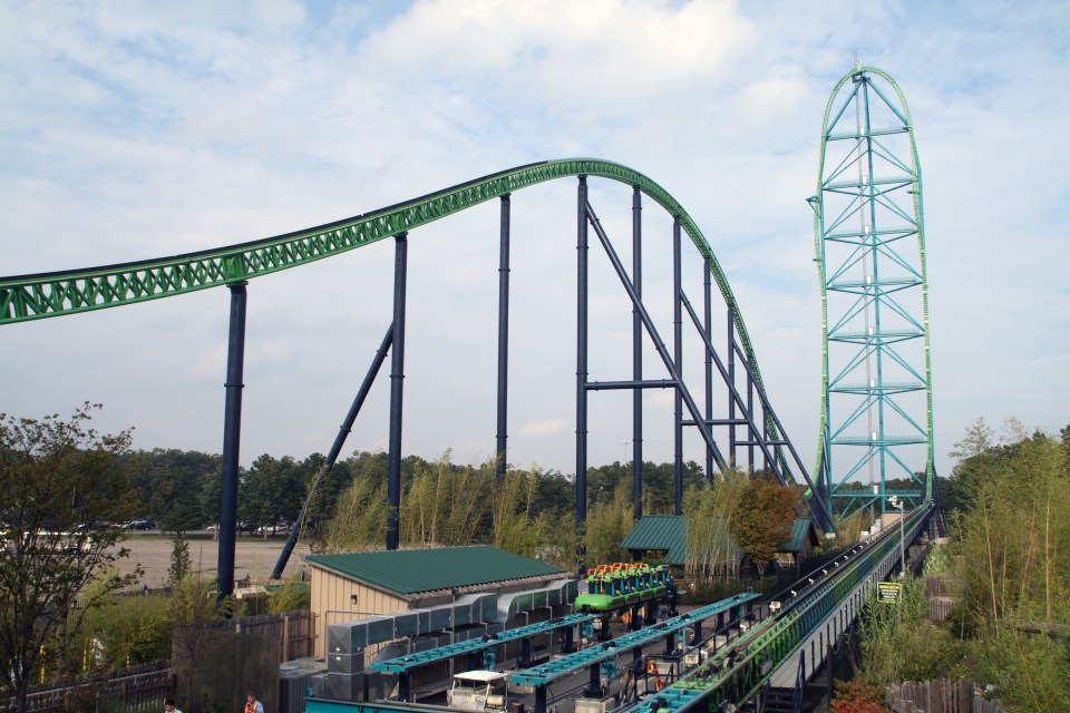 Kingda Ka in the US has speeds up to 128mph