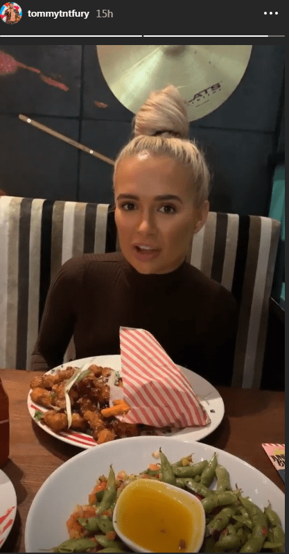  Tommy met Molly for some grub after another lucrative PA