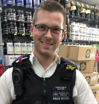  PC Outten bravely fought off the attacker