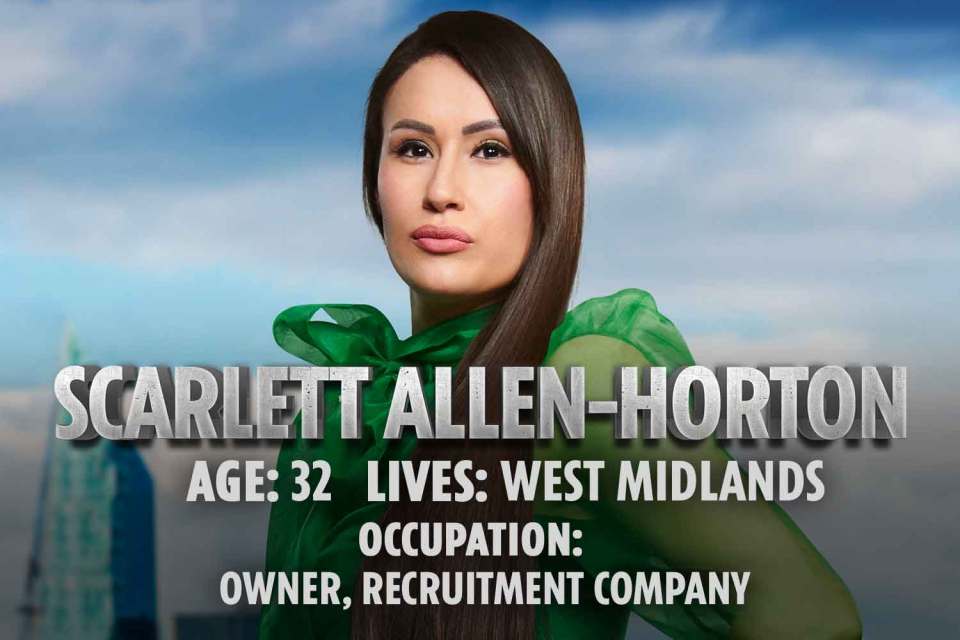  The Apprentice’s Scarlett,32, says people buy into her as a person