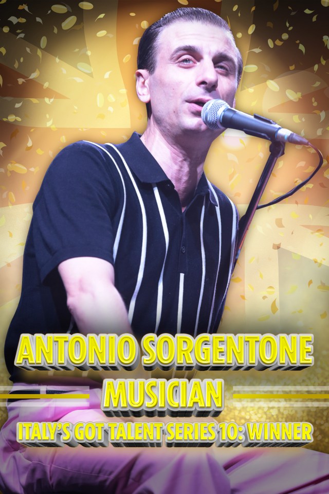  Antonio Sorgentone is competing in Britain's Got Talent: The Champions