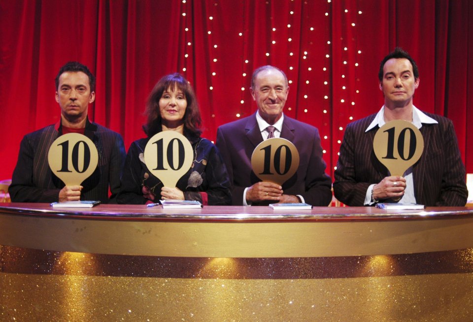  Bruno Tonioli and Craig Revel Horwood on the first Strictly judges’ panel in 2004 with Arlene Phillips and Len Goodman