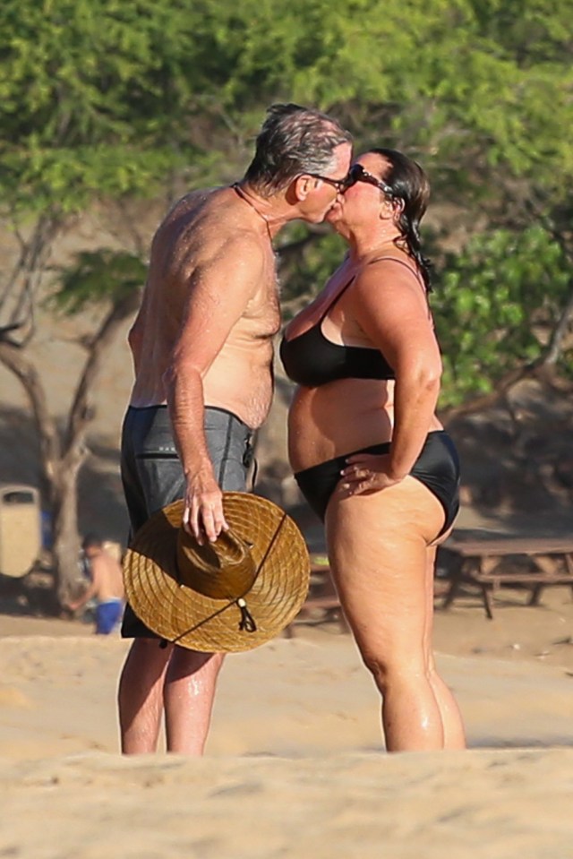  Pierce is now married to Keely Shaye Smith