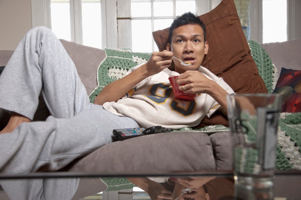 Couch potatoes - get active or run the risk of having a fatal heart attack or stroke